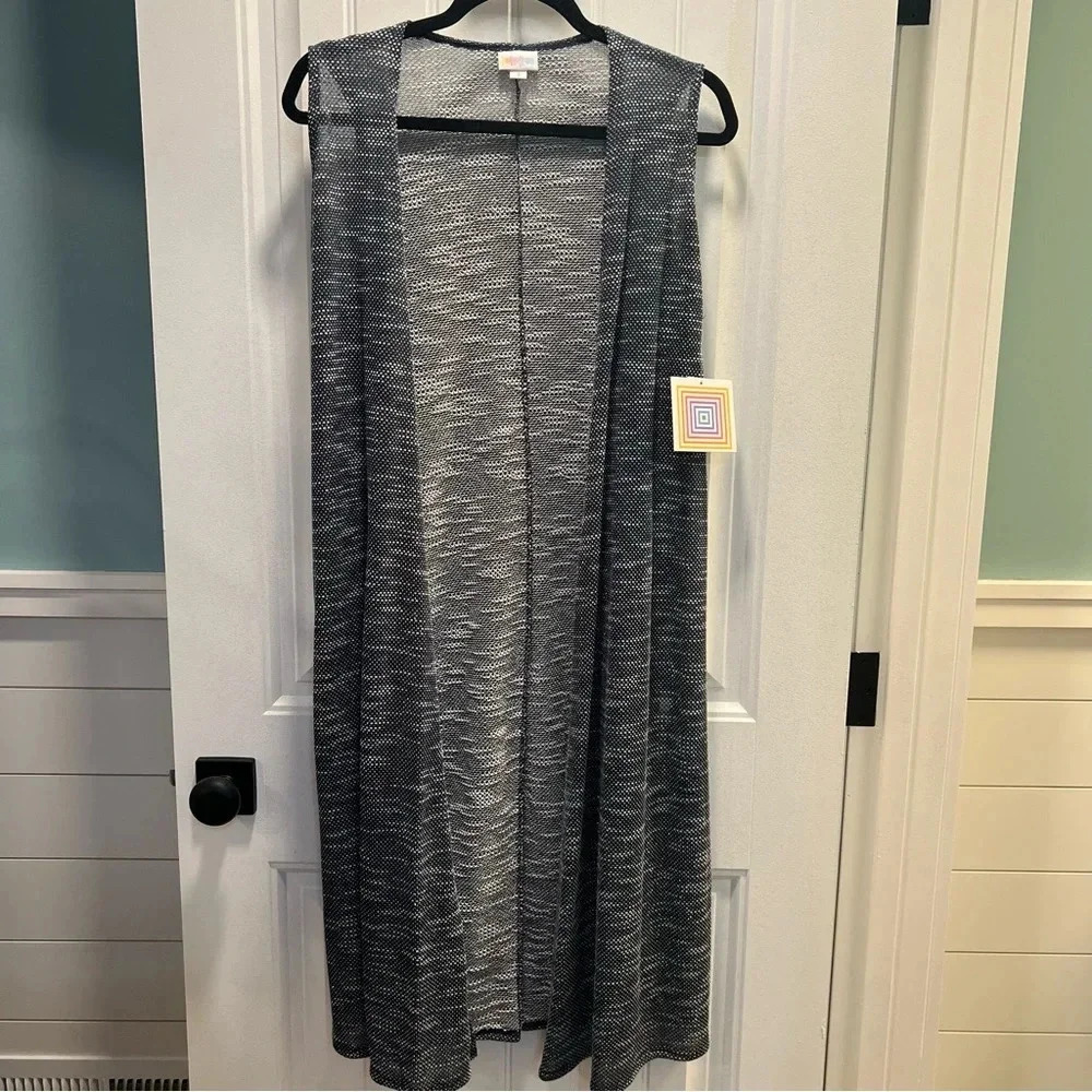 LuLaRoe Open Front‎ Oversized Long Line Vest Duster. Size Small. NWT.